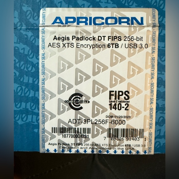 Aegis Padlock DT FIPS - USB 3.0 Desktop Drive - Picture 6 of 6